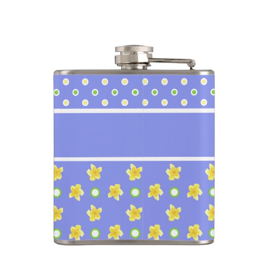 Primroses Hip Flask: personaliseren: poolpunten, b Heupfles (Achterkant)