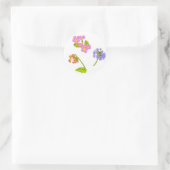 Primroses Ronde Sticker (Tas)