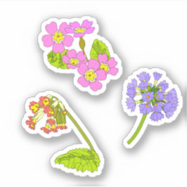 Primroses Sticker