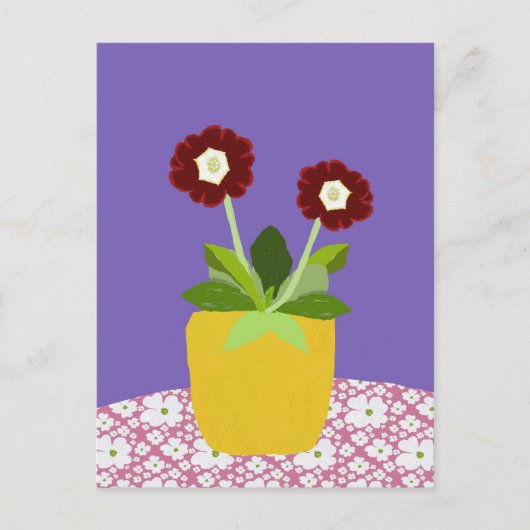 Primula aricula-Briefkaart Briefkaart (Voorkant)