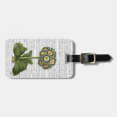 Primula Auricula Blue Bagagelabel (Voorkant horizontaal)