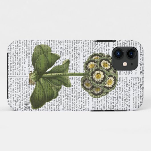 Primula Auricula Blue Case-Mate iPhone Case (Achterkant (horizontaal))