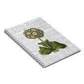 Primula Auricula Blue Notitieboek (Rechterzijde)