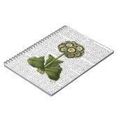 Primula Auricula Blue Notitieboek (Linkerzijde)