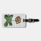 Primula Auricula Red Bagagelabel (Voorkant horizontaal)