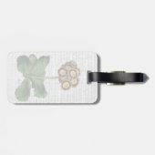 Primula Auricula Red Bagagelabel (Achterkant horizontaal)