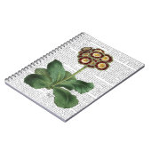 Primula Auricula Red Notitieboek (Linkerzijde)