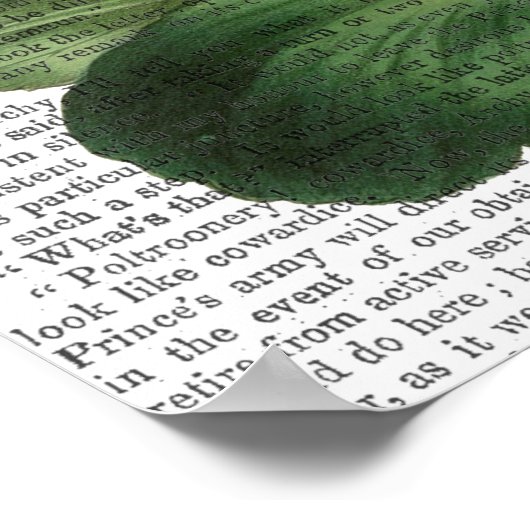 Primula Auricula Red Poster (Hoek)