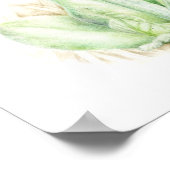 Primula scotia alpine plant waterverf kunst poster (Hoek)