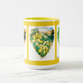 Primula veris Green Heart Sleutelbloem Mok (Midden)