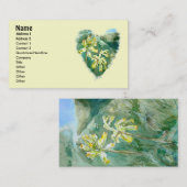 Primula Veris Heart visitekaartje (Voorkant / Achterkant)