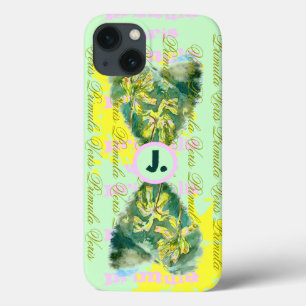 Primula Veris Hearts en Monogram Case-Mate iPhone Case