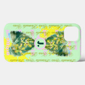 Primula Veris Hearts en Monogram Case-Mate iPhone Case (Achterkant (horizontaal))