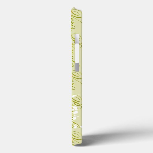 Primula Veris Sand Timer Hearts Name Case-Mate iPhone Case (Achterkant / Links)