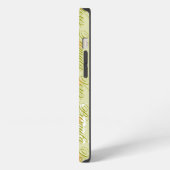 Primula Veris Sand Timer Hearts Name iPhone Hoesje (Linkerkant)