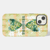 Primula Veris Sand Timer Hearts Name iPhone Hoesje (Achterkant horizontaal)