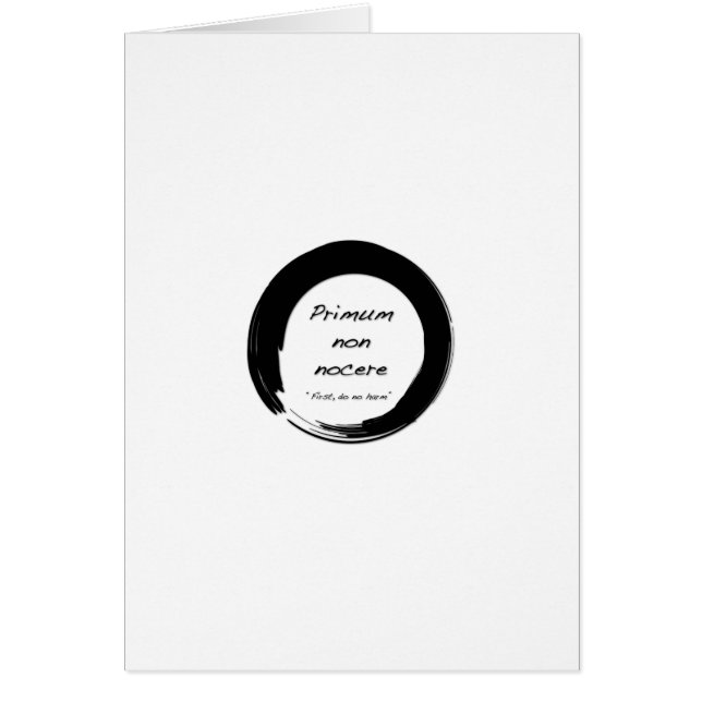 Primum Non Nocere (Voorkant)