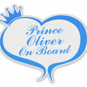 Prince aan boord van de auto sticker