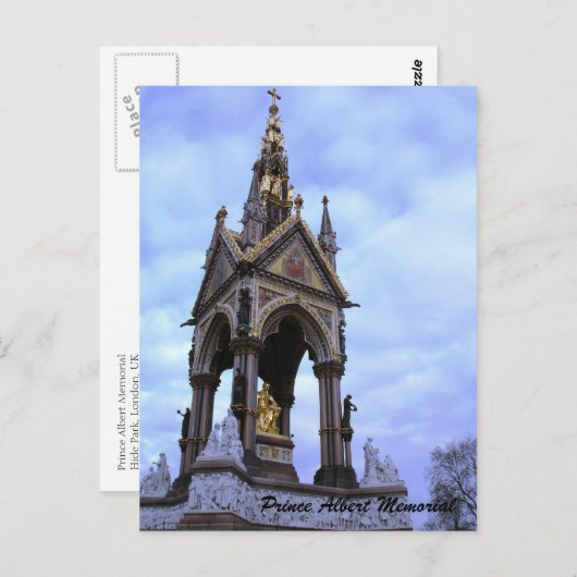 Prince Albert Memorial Briefkaart (Voorkant / Achterkant)
