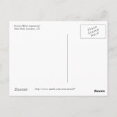 Prince Albert Memorial Briefkaart (Achterkant)