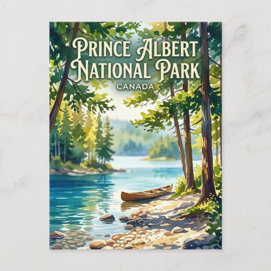 Prince Albert National Park Canada Briefkaart (Voorkant)