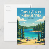 Prince Albert National Park Canada Briefkaart (Voorkant / Achterkant)