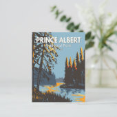 Prince Albert National Park Canada Reis  Briefkaart (Staand voorkant)
