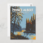 Prince Albert National Park Canada Reis  Briefkaart (Voorkant / Achterkant)