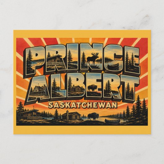 Prince Albert National Park Saskatchewan Boreaal Briefkaart (Voorkant)