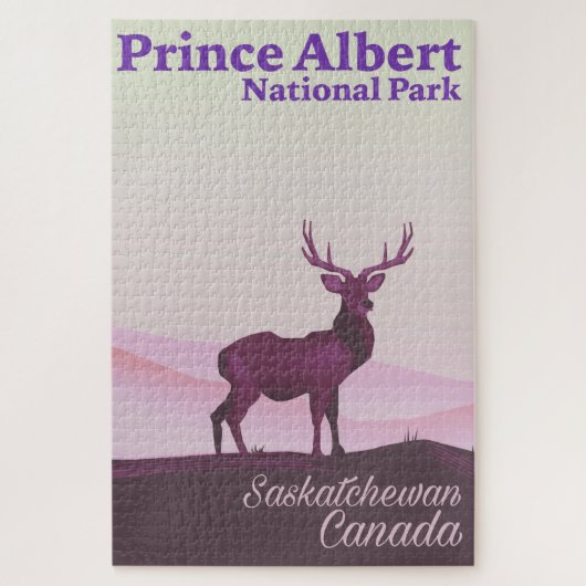 Prince Albert National Park, Saskatchewan, Canada Legpuzzel (Verticaal)