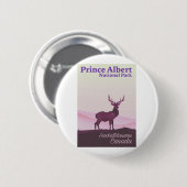 Prince Albert National Park, Saskatchewan, Canada Ronde Button 5,7 Cm (Voorkant /achterkant)