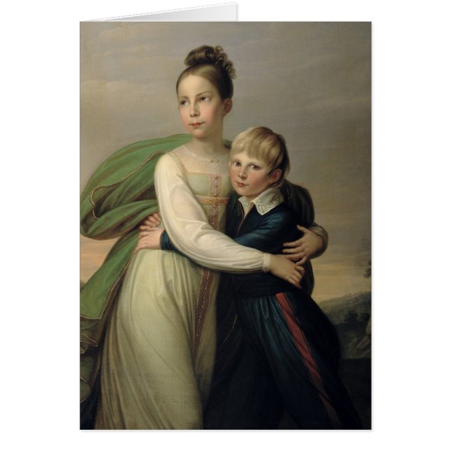 Prince Albrecht en Princess Louise, c.1817 (Voorkant)