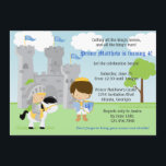 Prince and Knight Kids Birthday Party Invitation Kaart<br><div class="desc">Prince and Knight Kids Birthday Party Invitation</div>