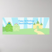 Prince and Princess Banner Gepersonaliseerd Poster (Voorkant)