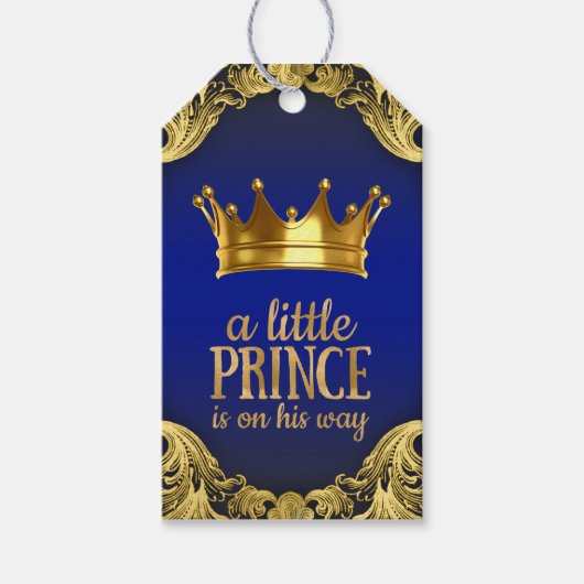 Prince Baby Borrel Cadeaulabel (Voorkant)
