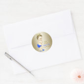 Prince Baby Borrel Ronde Sticker (Envelop)