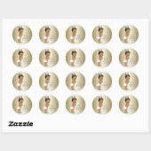 Prince Baby Borrel Ronde Sticker (Vel)