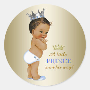 Prince Baby Borrel Ronde Sticker