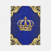 Prince Baby Boy Blanket Fleece Deken (Voorkant)
