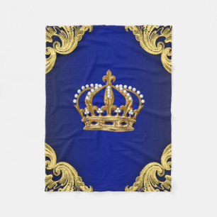 Prince Baby Boy Blanket Fleece Deken