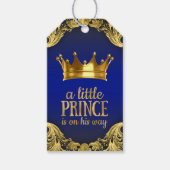 Prince Baby shower Cadeaulabel (Voorkant)