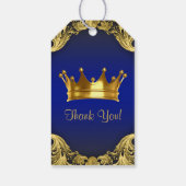 Prince Baby shower Cadeaulabel (Achterkant)