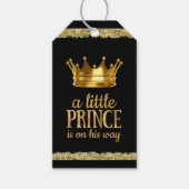 Prince Baby shower Cadeaulabel (Voorkant)