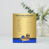Prince Baby shower Games Words and Rhyme (Staand voorkant)