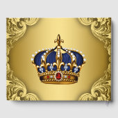 Prince Baby shower gastenboek (Achterkant)