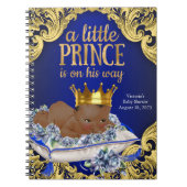 Prince Baby shower gastenboek Notitieboek (Voorkant)