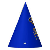 Prince Baby shower Gold Crown Royal Blue Party Feesthoedjes (Links)