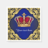 Prince Baby shower Servetten (Voorkant)