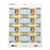Prince Baby Shower Waterfles Etiket (Full Sheet)