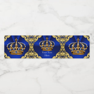Prince Baby Shower Waterfleslabels Waterfles Etiket